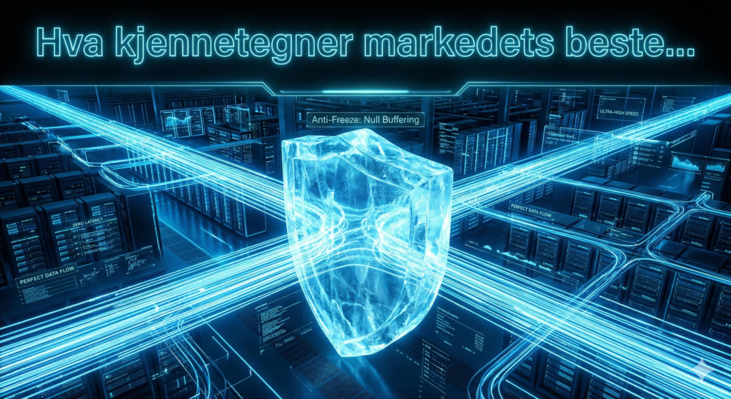 Norge iptv anti-freeze 10.0 teknologi for stabil 4K